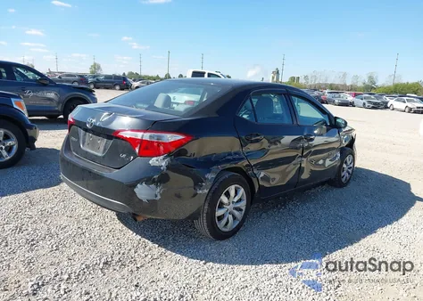 2014 Toyota Corolla Le из США, поврежденный, VIN 5YFBURHE6EP006173